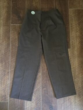Erika Men's Brown Straight-Leg Dress Pants